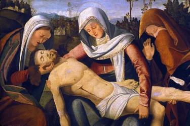 Loira Atlántico N* 116 - Nantes - Museo Dobree - “Lamentación de Cristo” - por Marco Basaiti (alrededor de 1470- después de 1530)